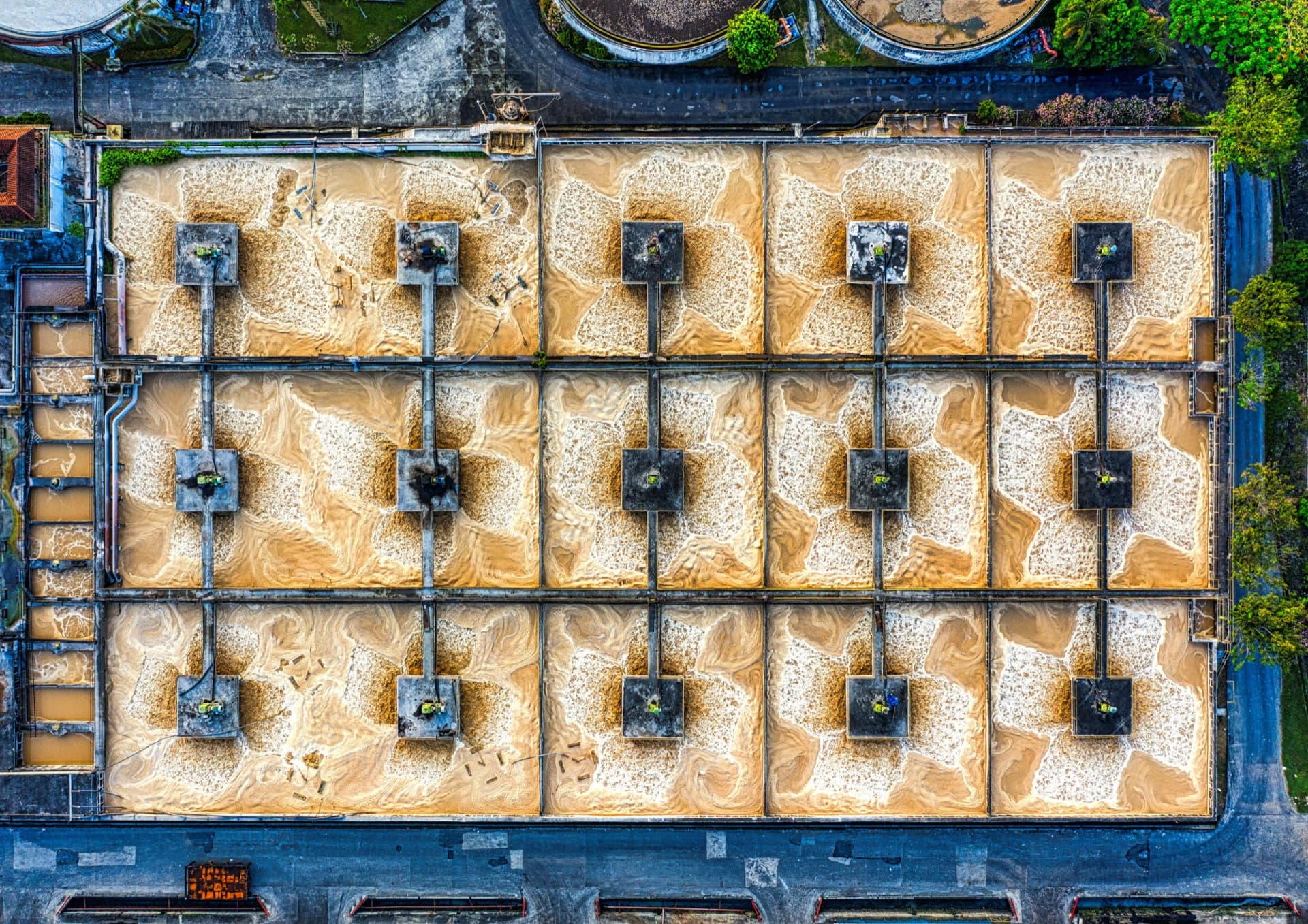 Industrial wastewater treatment facility