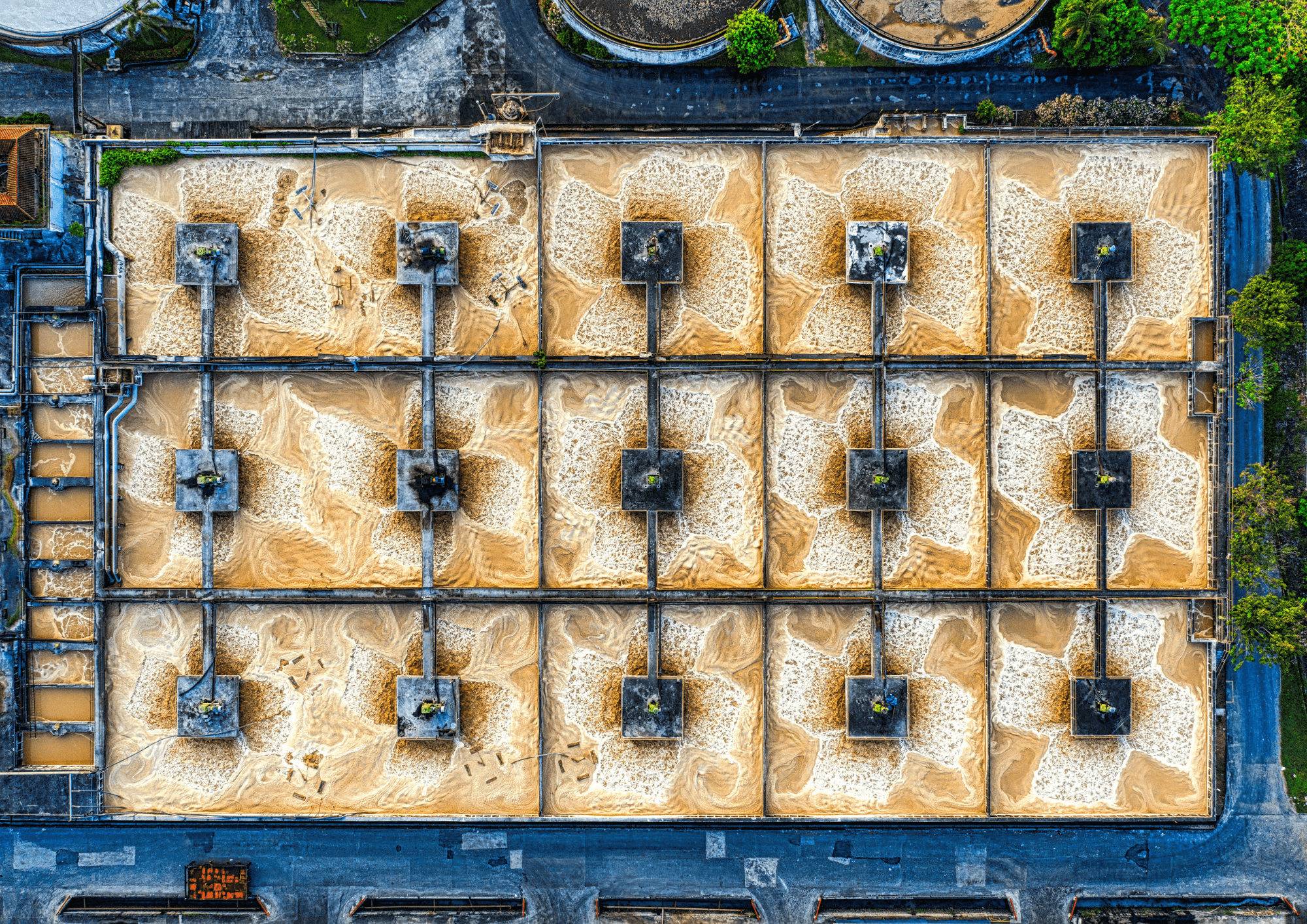 Industrial wastewater treatment facility