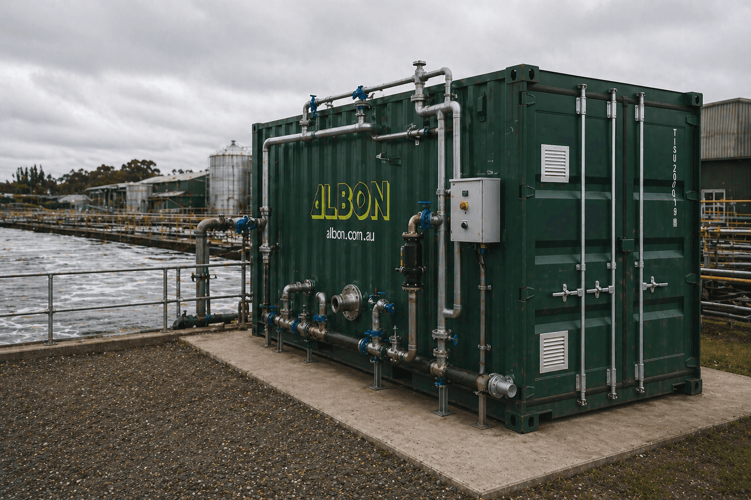 ALBON system installed at industrial facility