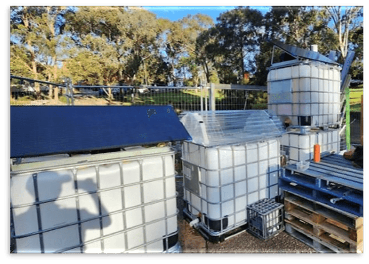 ALBON pilot photobioreactor at Wiley Park